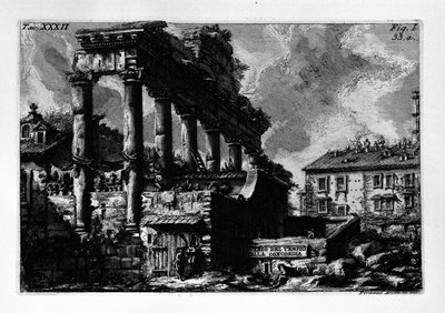 Avazo del Tempio della Concordia by Giovanni Battista Piranesi